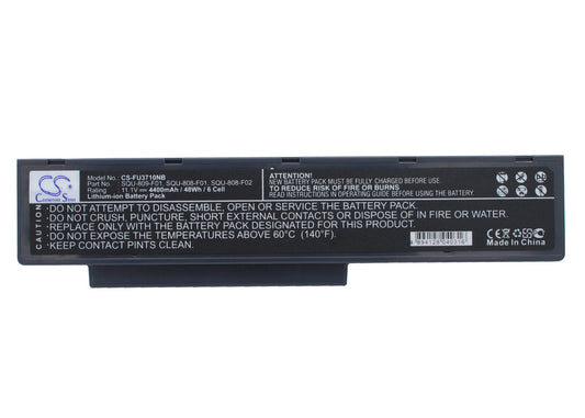 Replacement Battery for Fujitsu Amilo Li3710 – Notebook, Laptop – 4400mAh / 11.1V
