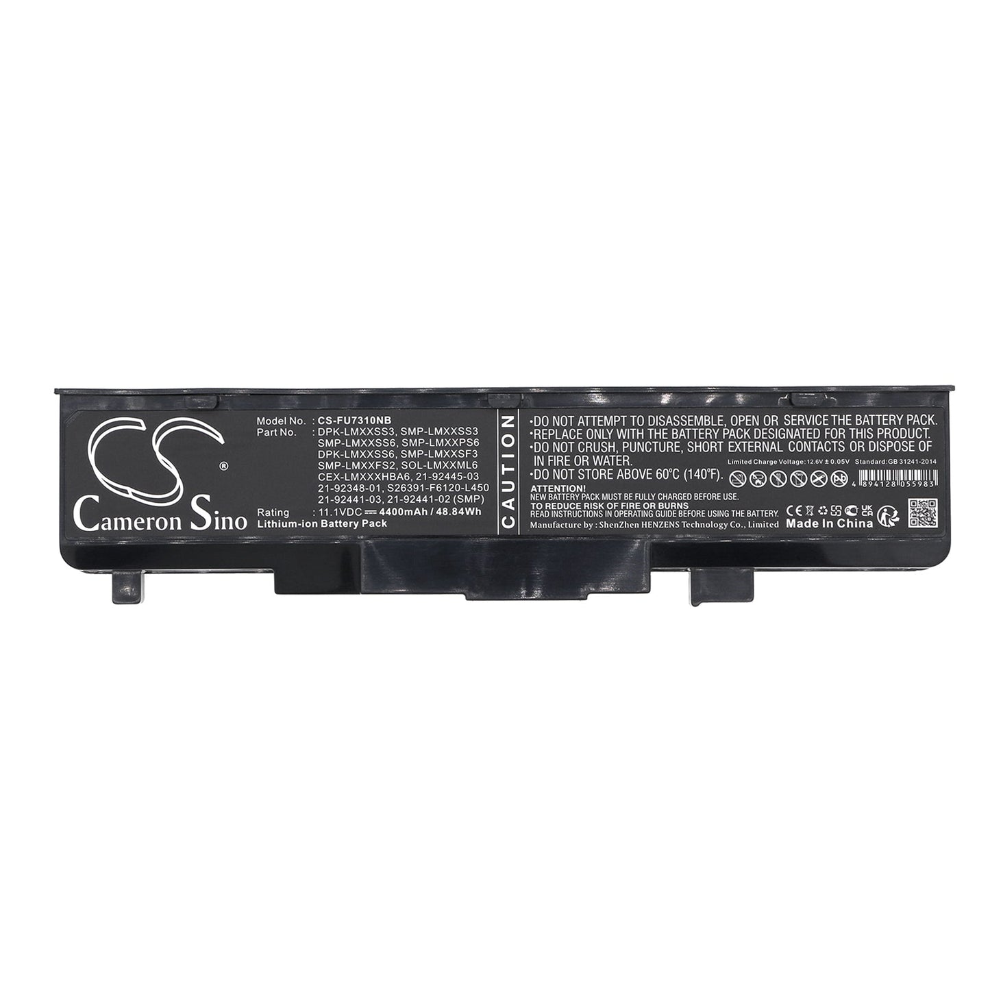 Replacement Battery for Fujitsu  Amilo L1310G – Notebook, Laptop – 4400mAh / 11.1V