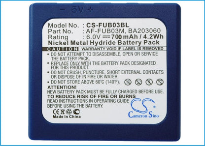 Replacement Battery for HBC  BA222060 – Crane Remote Control – 700mAh / 4.20Wh / 6.0V