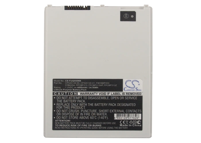 Replacement Battery for Fujitsu Q550 – Notebook, Laptop – 4800mAh / 7.2V - image 5