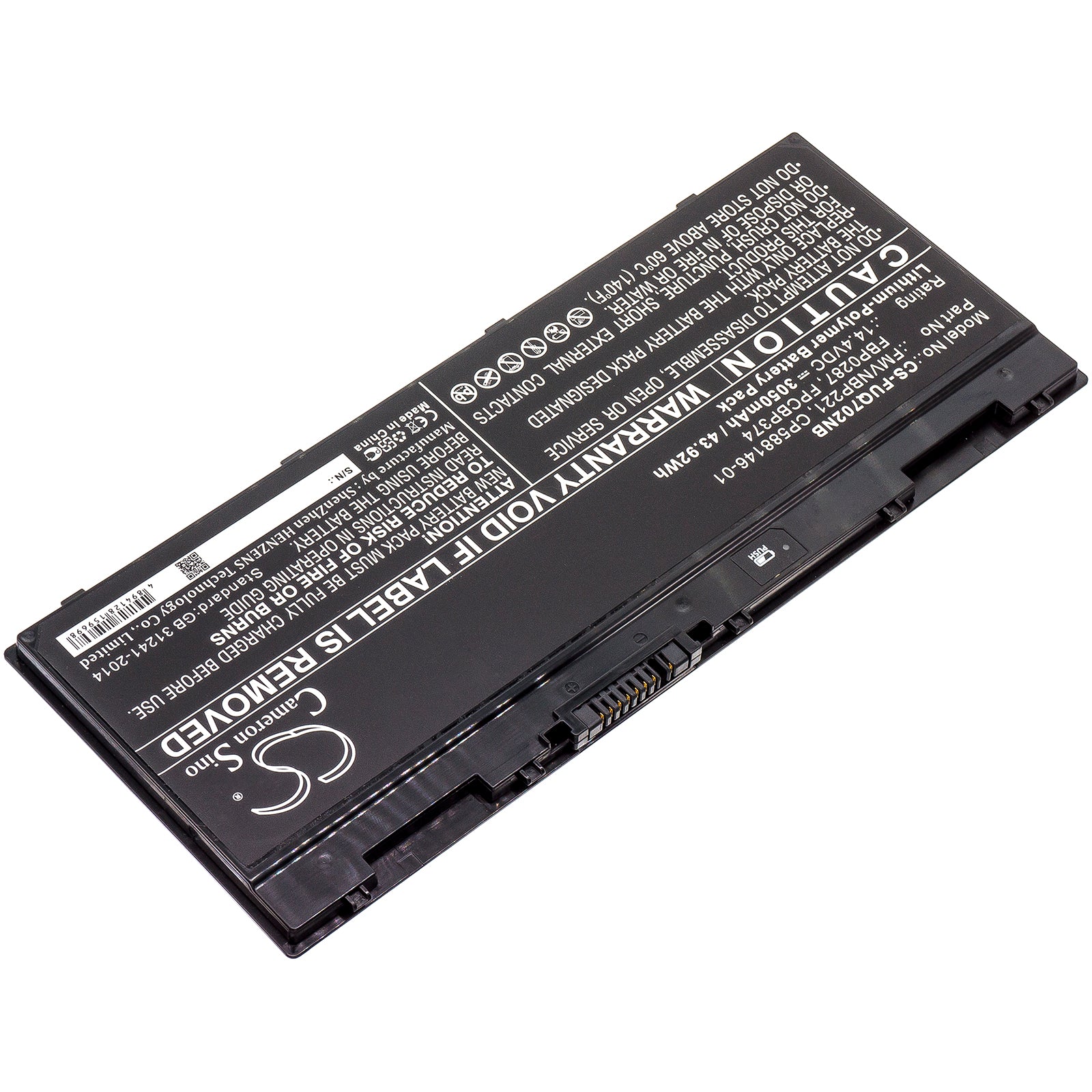 Replacement Battery for Fujitsu LifeBook Q702 – Notebook, Laptop – 3050mAh / 14.4V - image 2