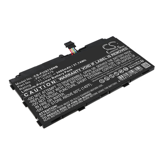 Replacement Battery for Fujitsu Stylistic Q665 – Notebook, Laptop – 3400mAh / 11.1V