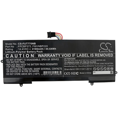 Replacement Battery for Fujitsu Lifebook U77 – Notebook, Laptop – 3100mAh / 14.4V - image 3