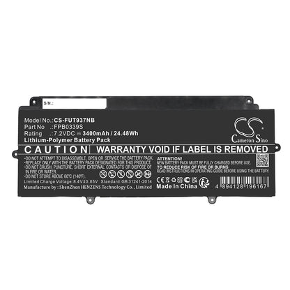 Replacement Battery for Fujitsu FUTRO MU937 – Notebook, Laptop – 3400mAh / 7.2V - image 3