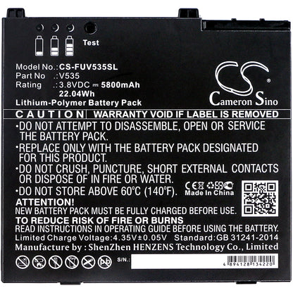 Replacement Battery for Fujitsu | Zebra Lifebook Stylistic V535 – Tablet – 5800mAh / 3.8V - image 3