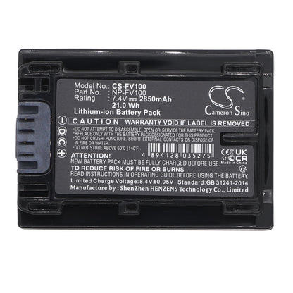 Replacement Battery for Sony DCR-SR60 – Camera – 2850mAh / 7.4V