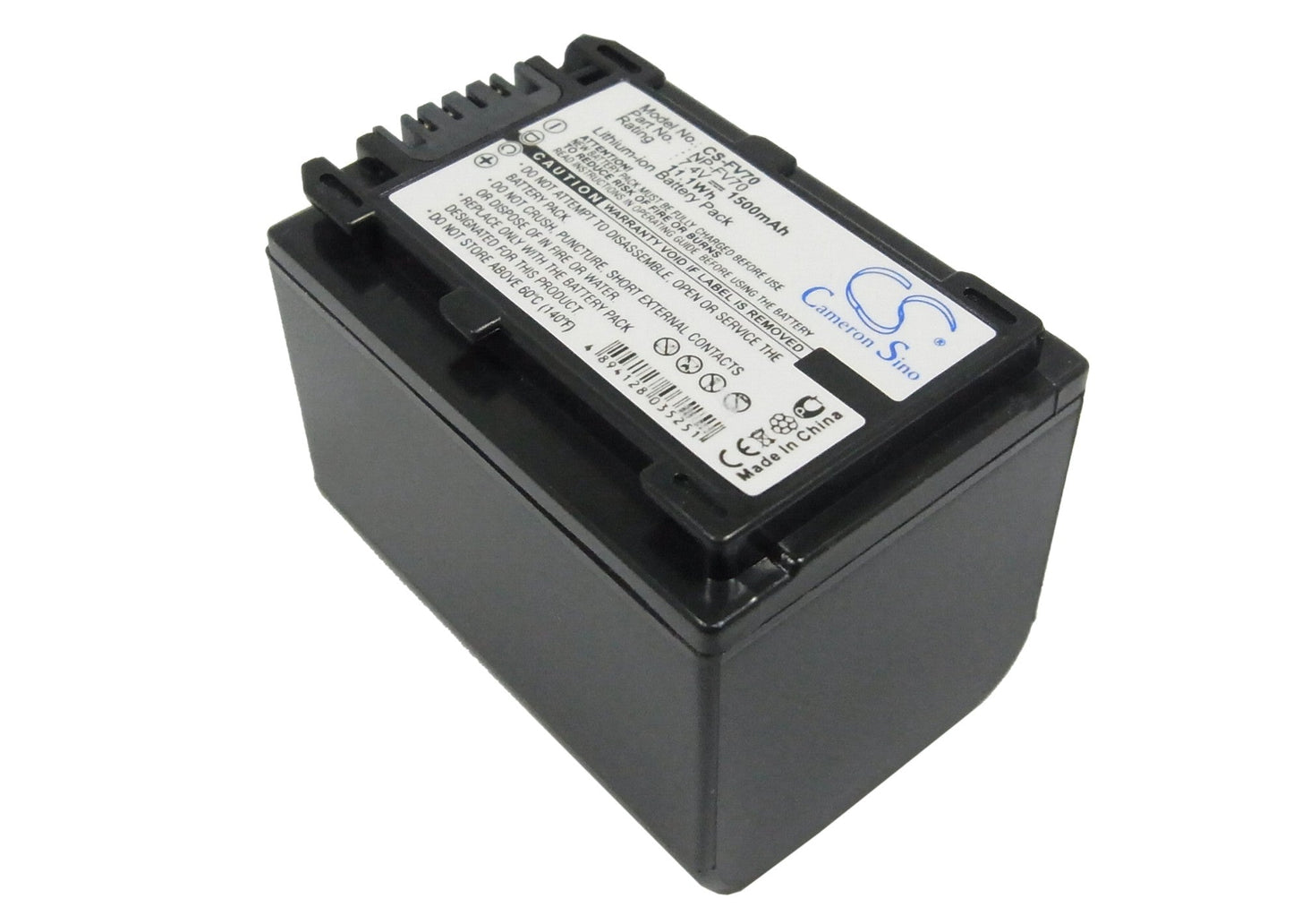 Replacement Battery for Sony  
        DCR-DVD308E – Camera – 1500mAh / 11.10Wh / 7.4V