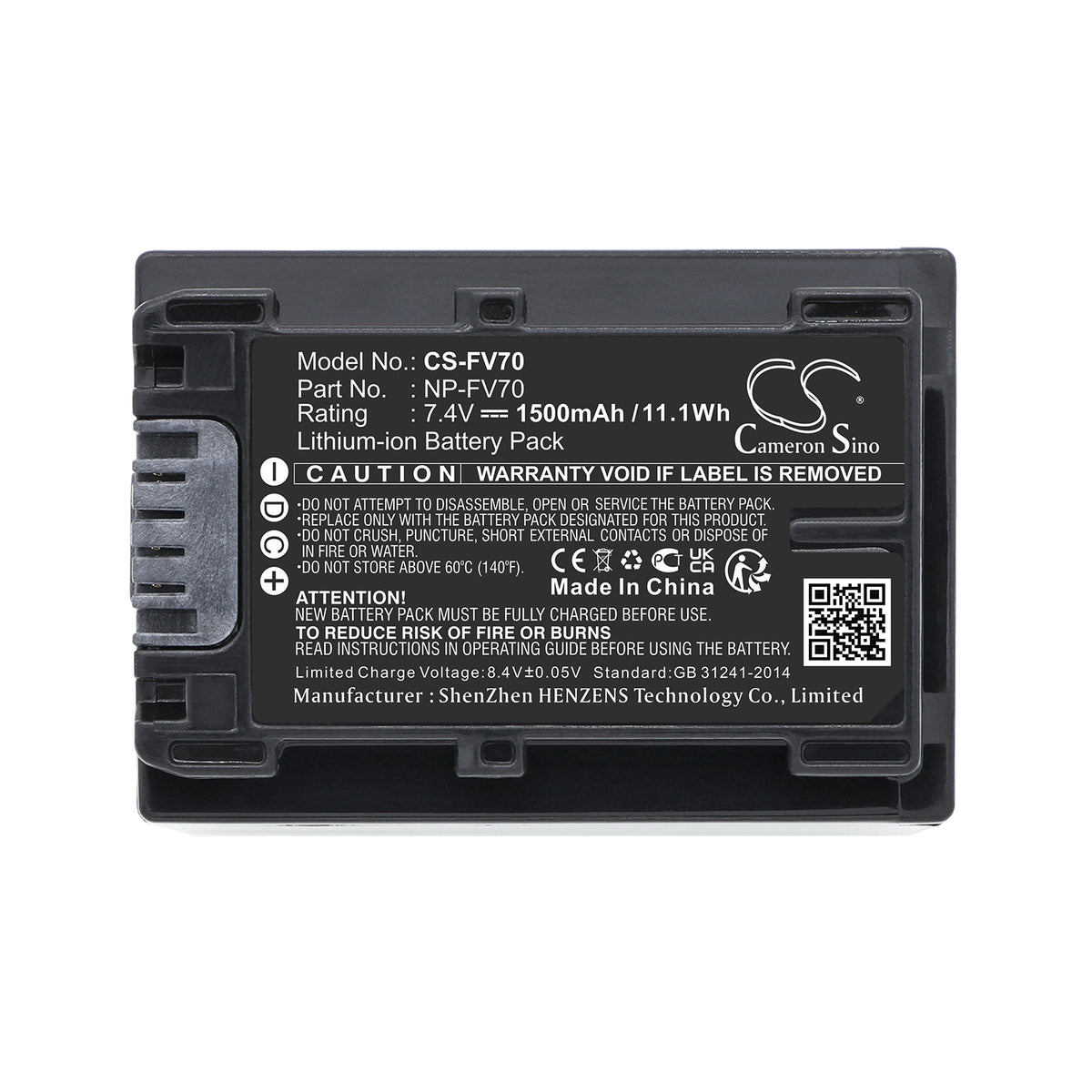 Replacement Battery for IDX System | Sony MC-2U – Camera – 1500mAh / 7.4V