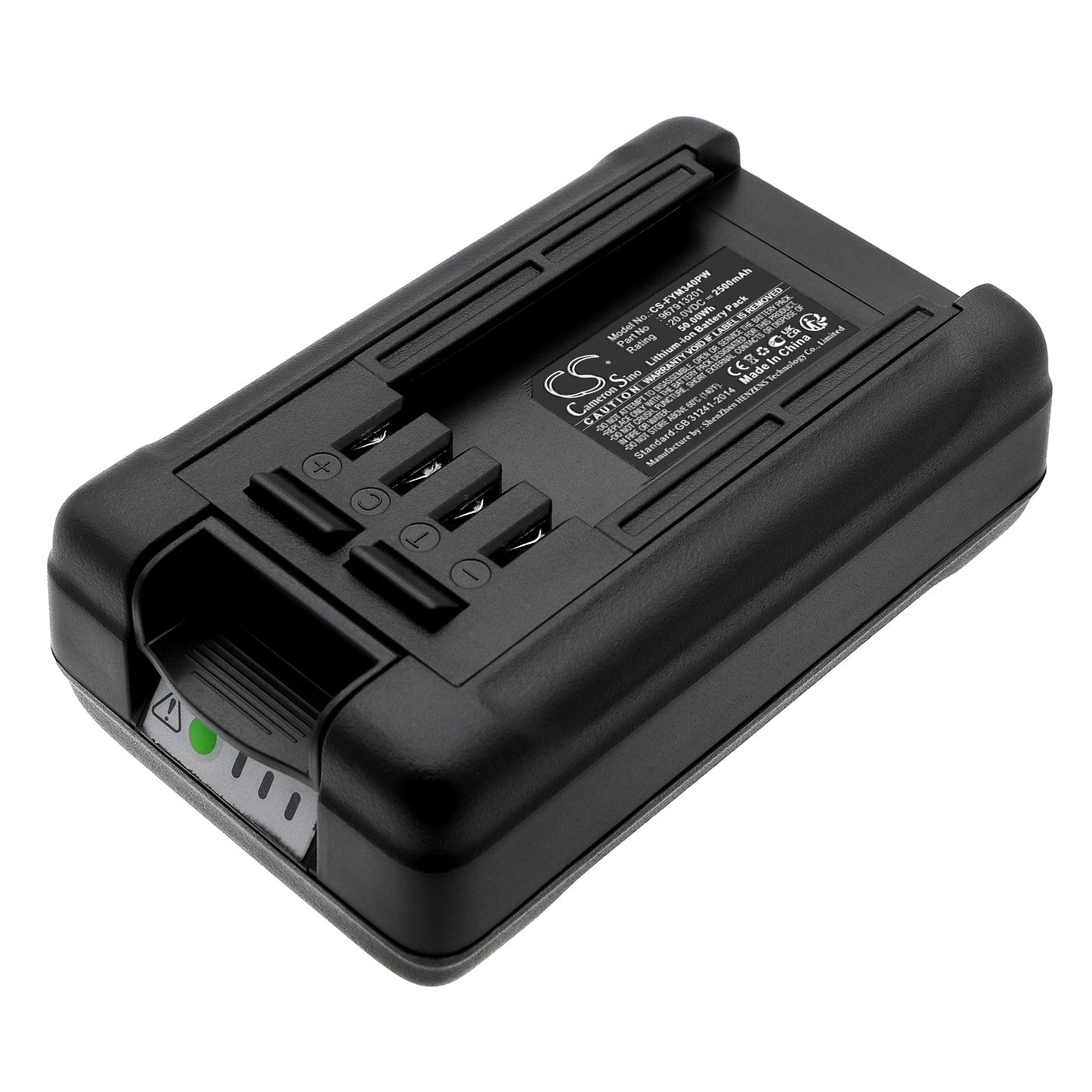 Replacement Battery for Flymo  9678648-01 – Lawn Mowers – 2500mAh / 50.00Wh / 20.0V