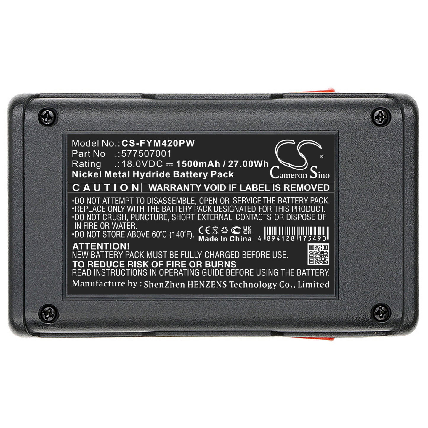 Replacement Battery for Flymo Easicut 420 – Garden Tool – 1500mAh / 18V - image 5