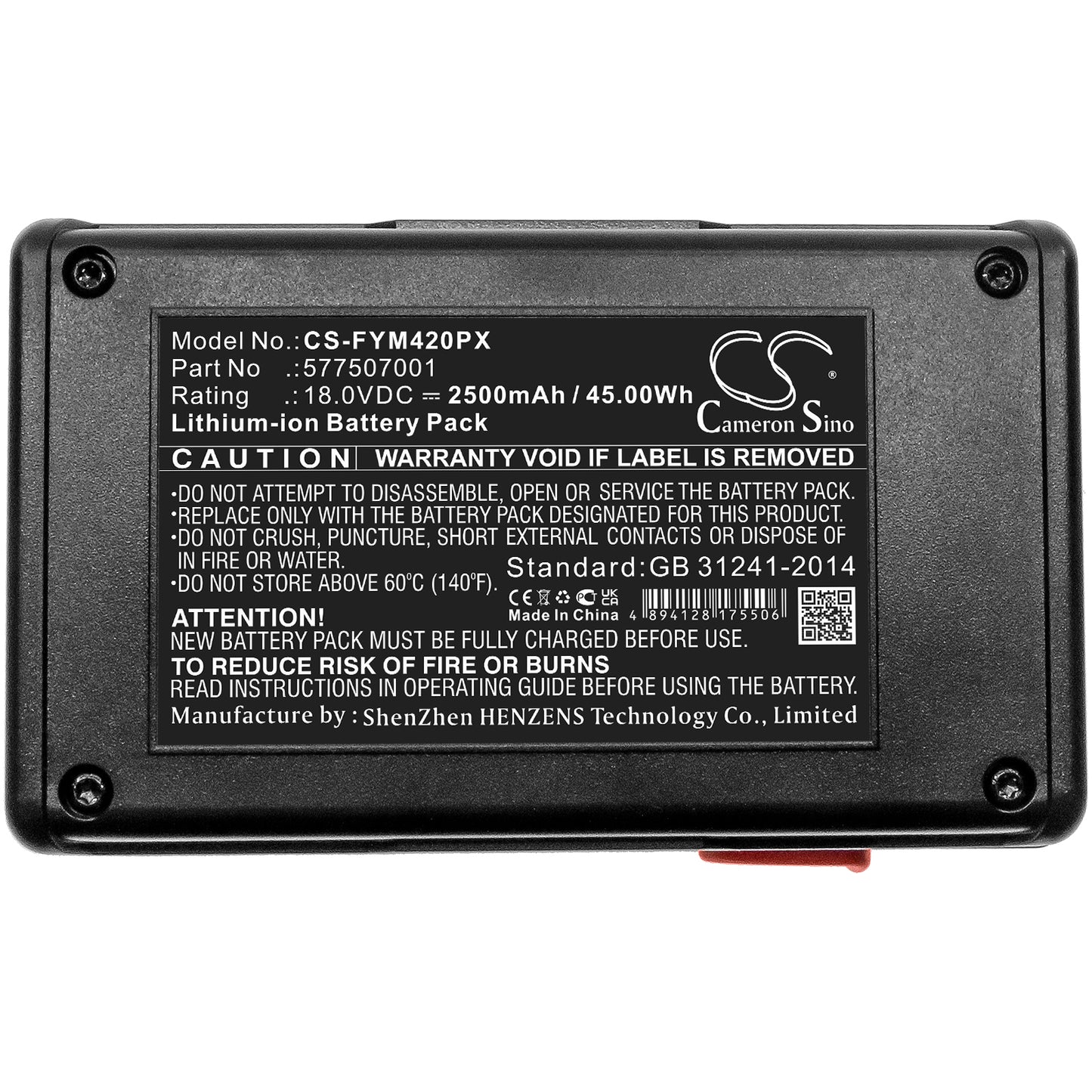 Replacement Battery for Flymo Easicut 420 – Garden Tool – 2500mAh / 18V - image 5
