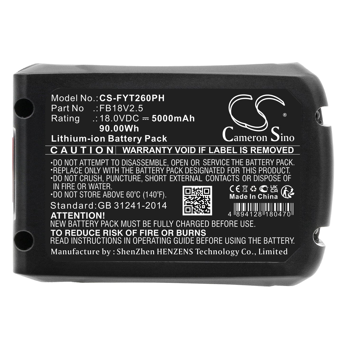 Replacement Battery for Flymo  EasiClean Li 18V Cordless Pres – Gardening Tools – 5000mAh / 90.00Wh / 18.0V