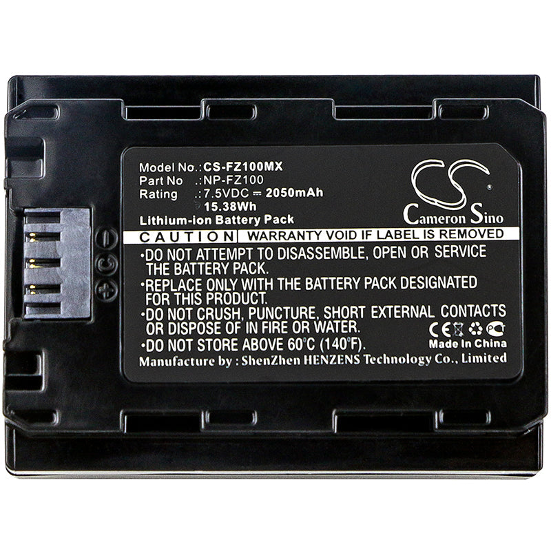 Replacement Battery for Sony  A7 Mark 3 – Camera – 2050mAh / 15.38Wh / 7.5V