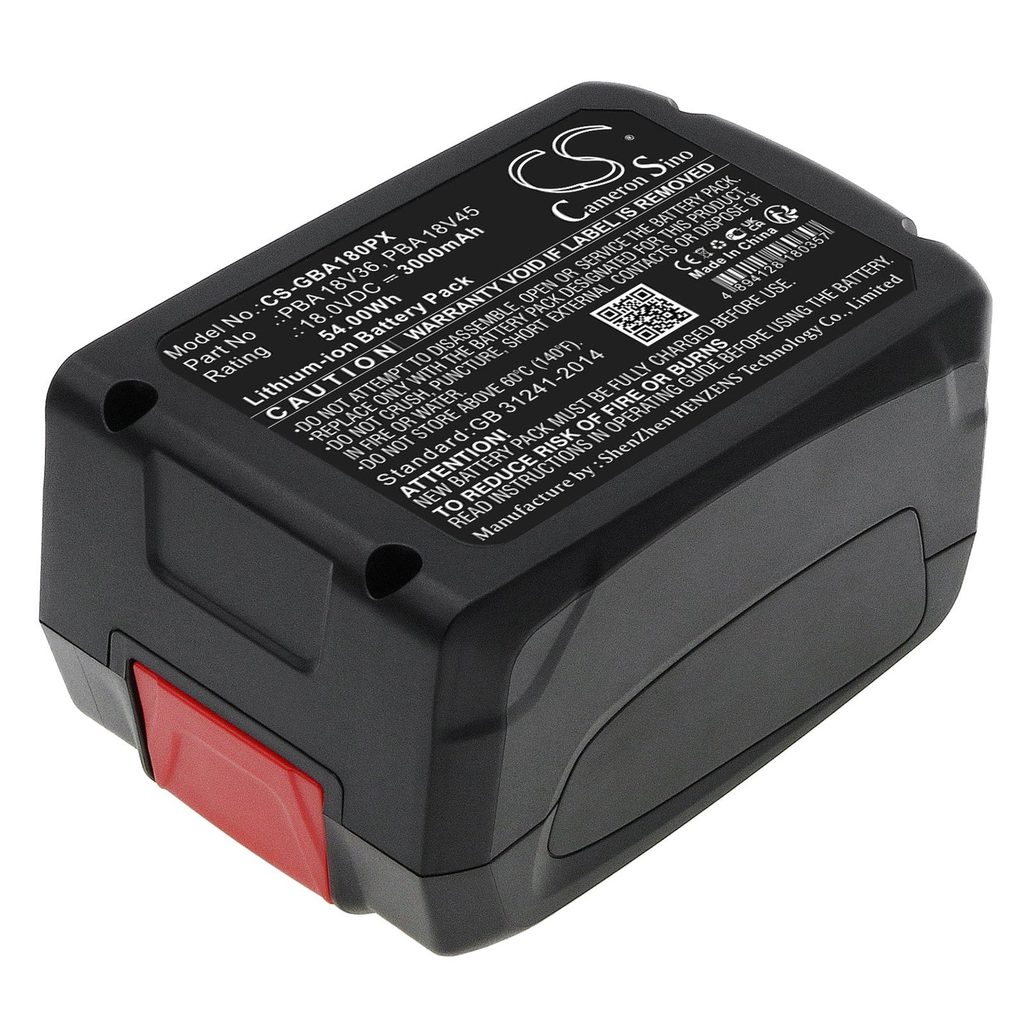 Replacement Battery for Gardena  14600-20 – Gardening Tools – 3000mAh / 54.00Wh / 18.0V