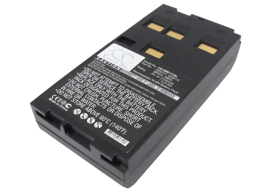 Replacement Battery for Leica TPS400 – Equipment, Survey, Test – 2100mAh / 6V