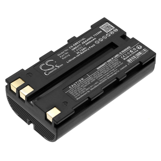 Replacement Battery for Carlson | Leica | GeoMax Zoom mechanical total stations – Equipment, Survey, Test – 2800mAh / 7.4V