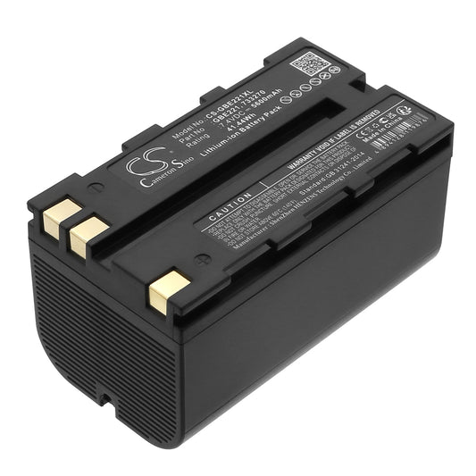 Replacement Battery for Carlson | GeoMax | Leica Carlson CR robotic total stations – Equipment, Survey, Test – 5600mAh / 7.4V