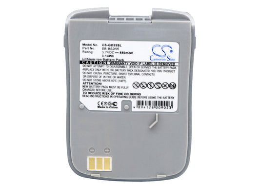 Replacement Battery for Panasonic GD55 – Mobile, SmartPhone – 850mAh / 3.7V