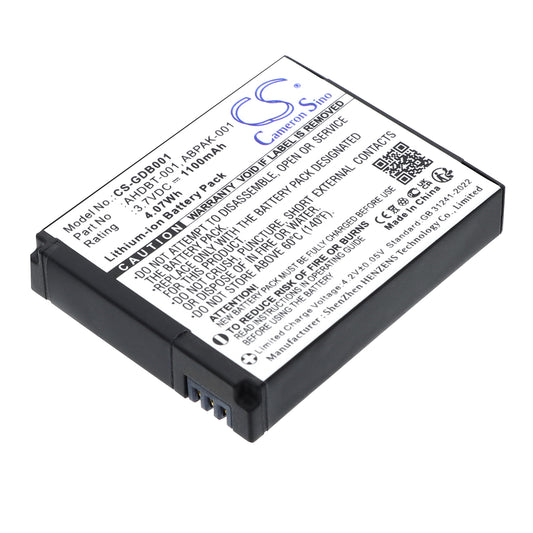 Replacement Battery for GoPro Hero – Camera – 1100mAh / 3.7V