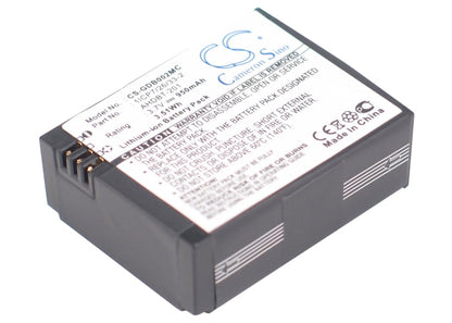 Replacement Battery for GoPro  HD Hero3 Black Edition – Camera – 950mAh / 3.52Wh / 3.7V