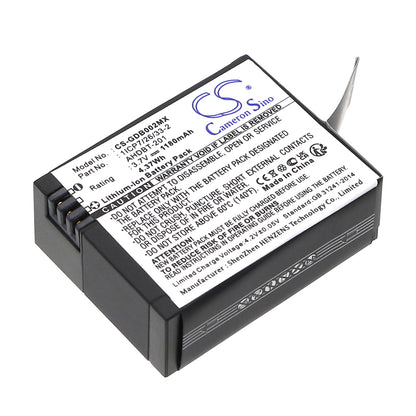 Replacement Battery for Giroptic | GoPro | Rollei | Mevo edges closer to 360 – Camera – 1180mAh / 3.7V