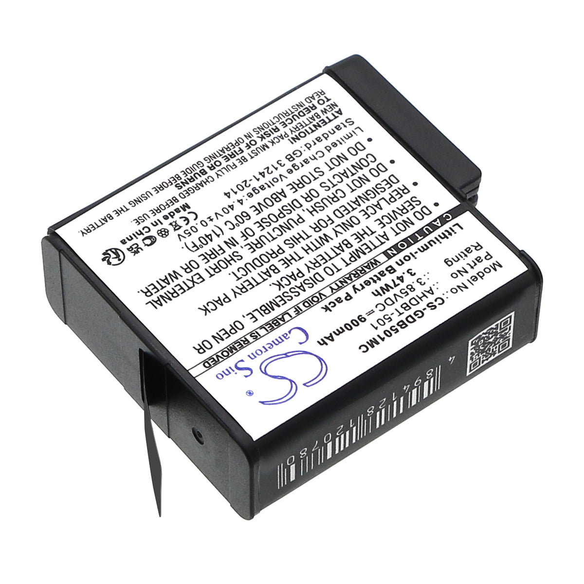 Replacement Battery for GoPro Hero 5 – Camera – 900mAh / 3.85V