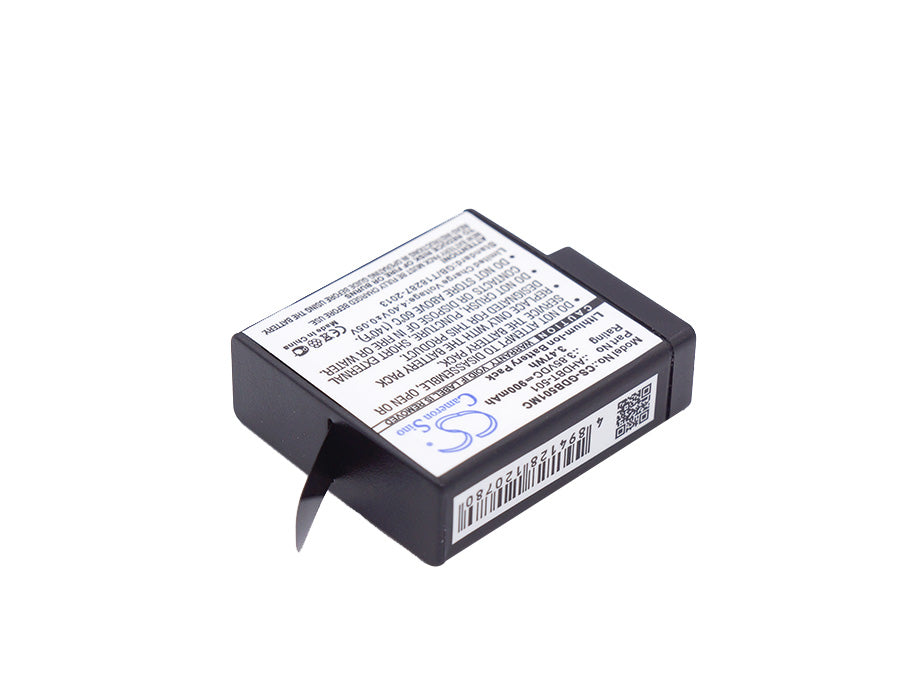 Replacement Battery for GoPro  601-10197-00 – Camera – 900mAh / 3.47Wh / 3.85V