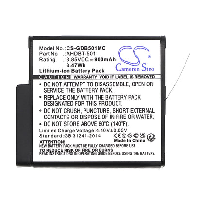 Replacement Battery for GoPro Hero 5 – Camera – 900mAh / 3.85V