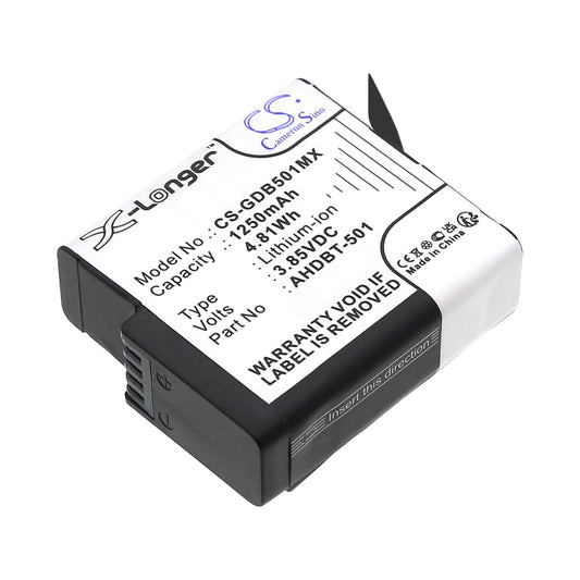 Replacement Battery for GoPro Hero 5 – Camera – 1250mAh / 3.85V
