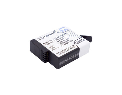 Replacement Battery for GoPro  601-10197-00 – Camera – 1250mAh / 4.81Wh / 3.85V