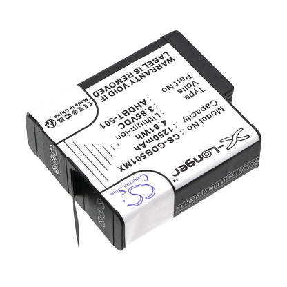 Replacement Battery for GoPro Hero 5 – Camera – 1250mAh / 3.85V