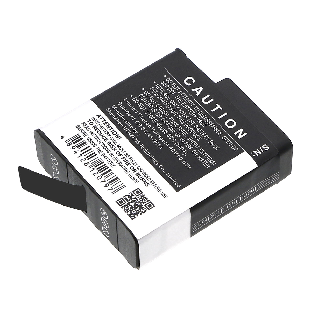 Replacement Battery for GoPro Hero 5 – Camera – 1250mAh / 3.85V