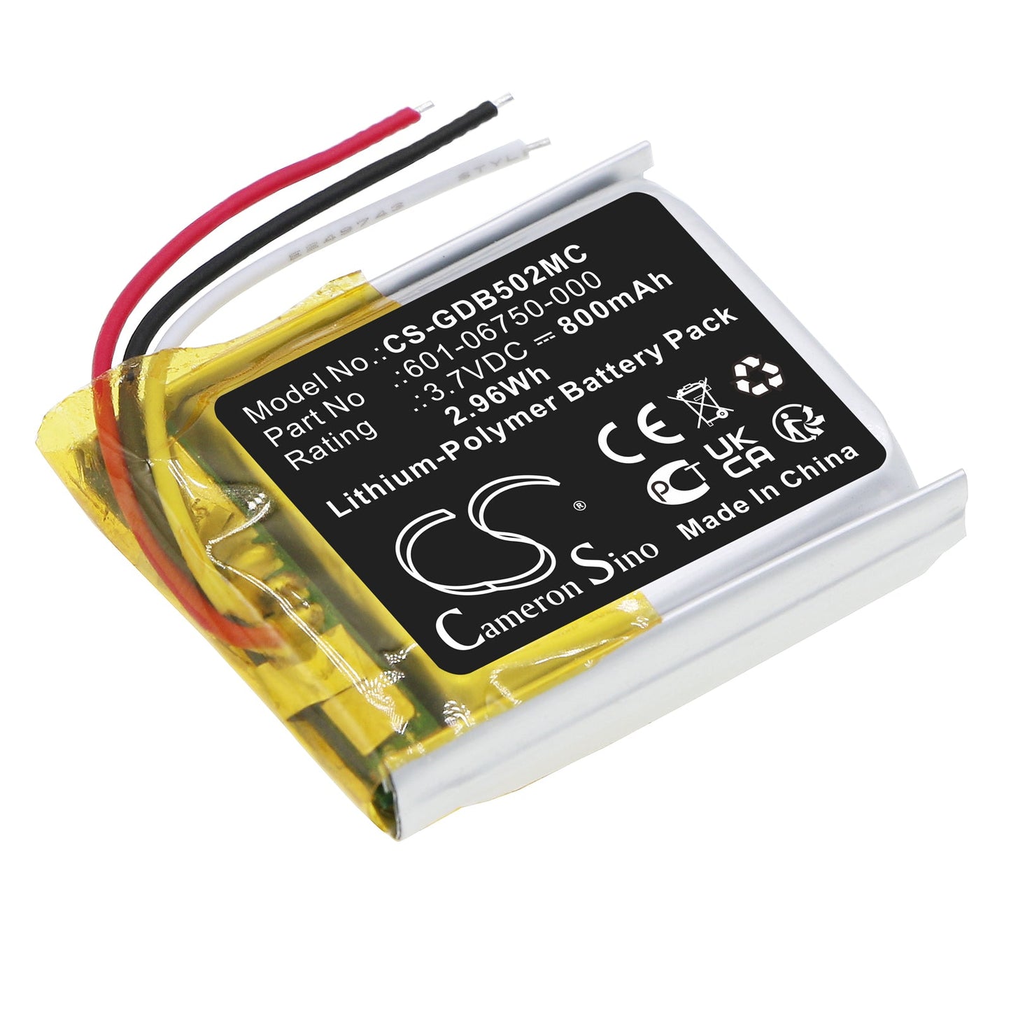 Replacement Battery for GoPro  CHDHS-101 – Camera – 800mAh / 2.96Wh / 3.7V