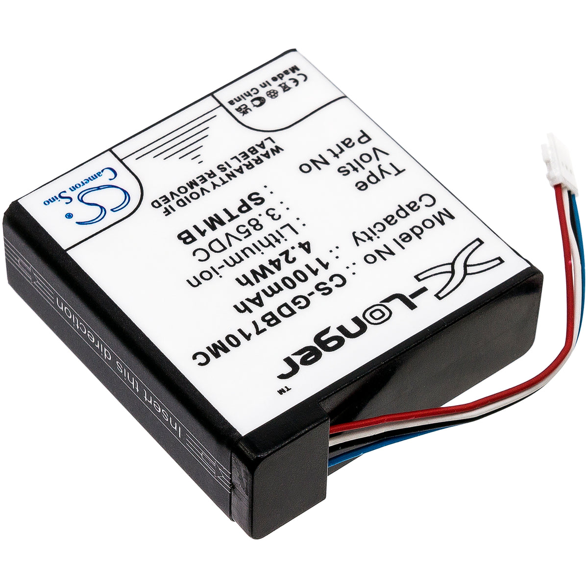 Replacement Battery for GoPro Hero 7 Silver – Camera – 1100mAh / 3.85V