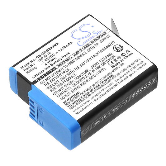 Replacement Battery for GoPro Hero 8 Black – Camera – 1220mAh / 3.85V