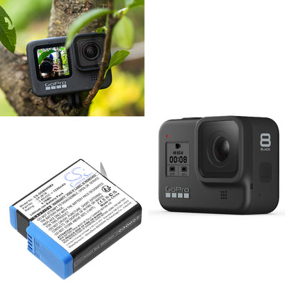 Replacement Battery for GoPro Hero 8 Black – Camera – 1220mAh / 3.85V