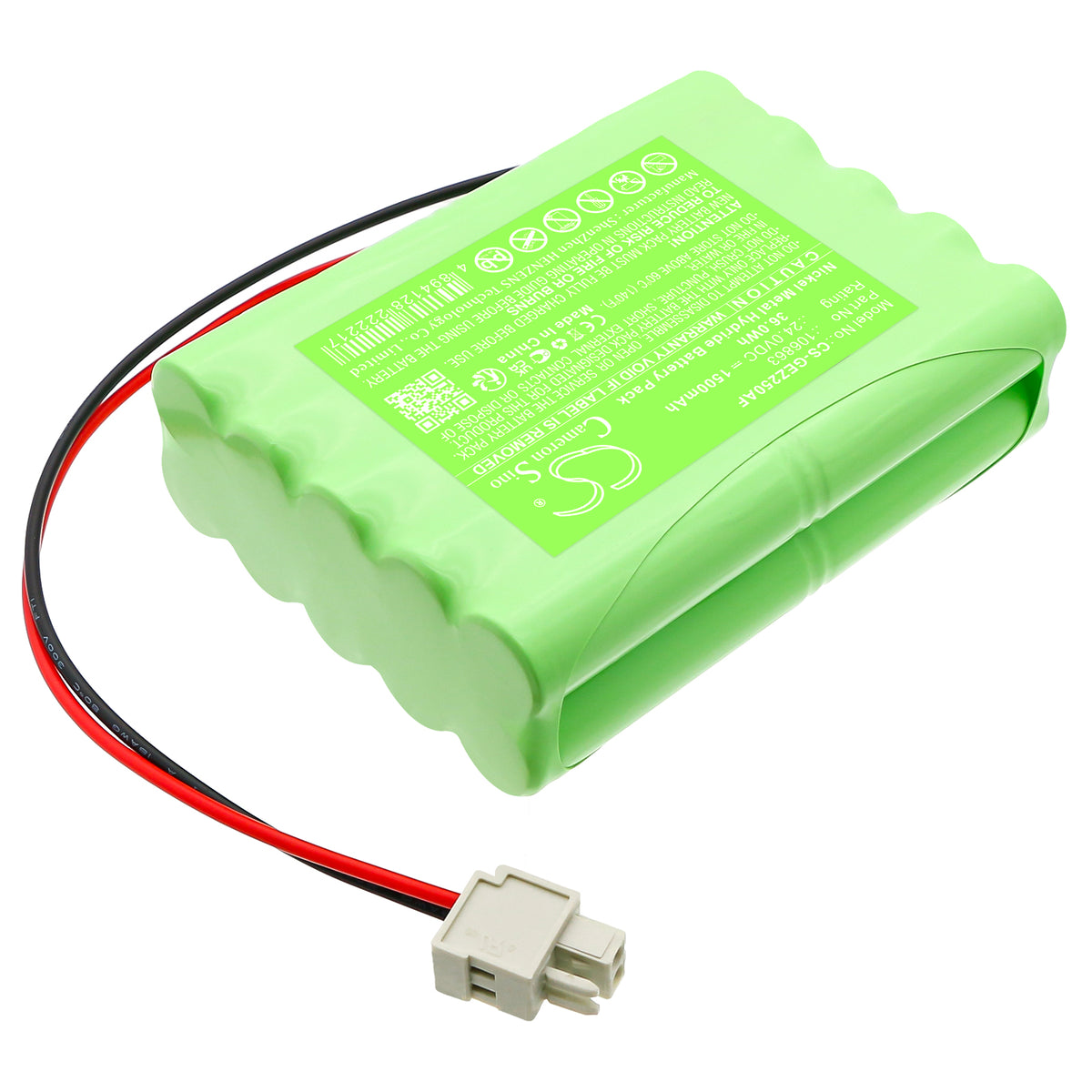 Replacement Battery for GEZE 106863 – Automatic Doors – 1500mAh / 24V