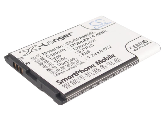 Replacement Battery for GFive A78 – Mobile, SmartPhone – 1750mAh / 3.7V
