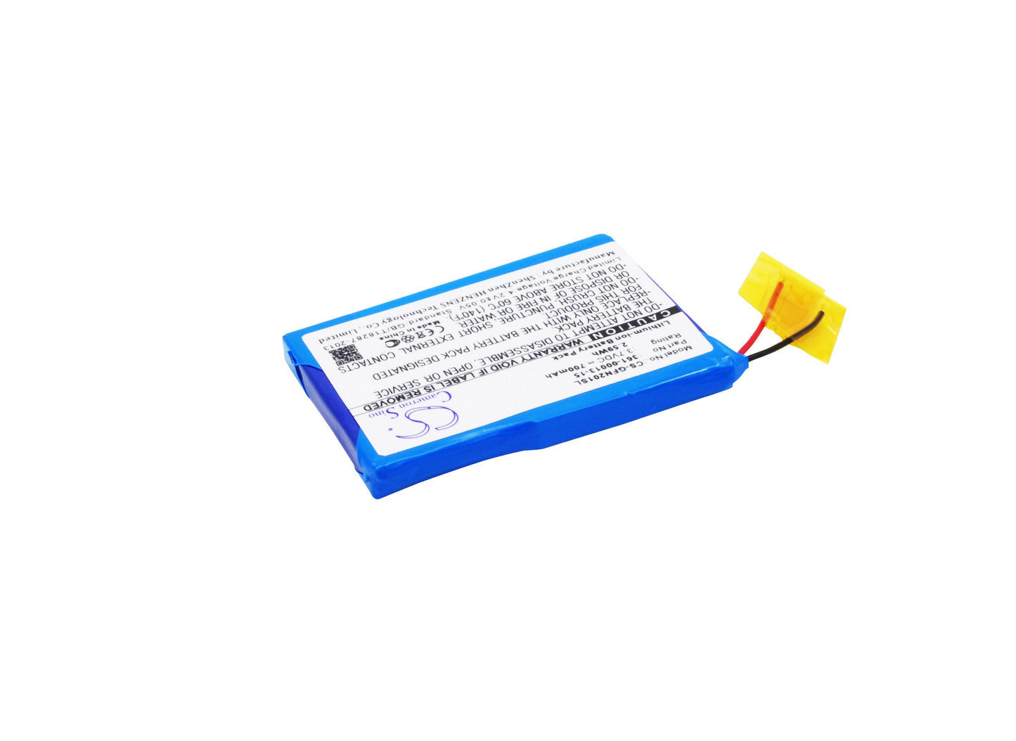 Replacement Battery for Garmin  Foretrex 101 – GPS, Navigator – 700mAh / 2.59Wh / 3.7V