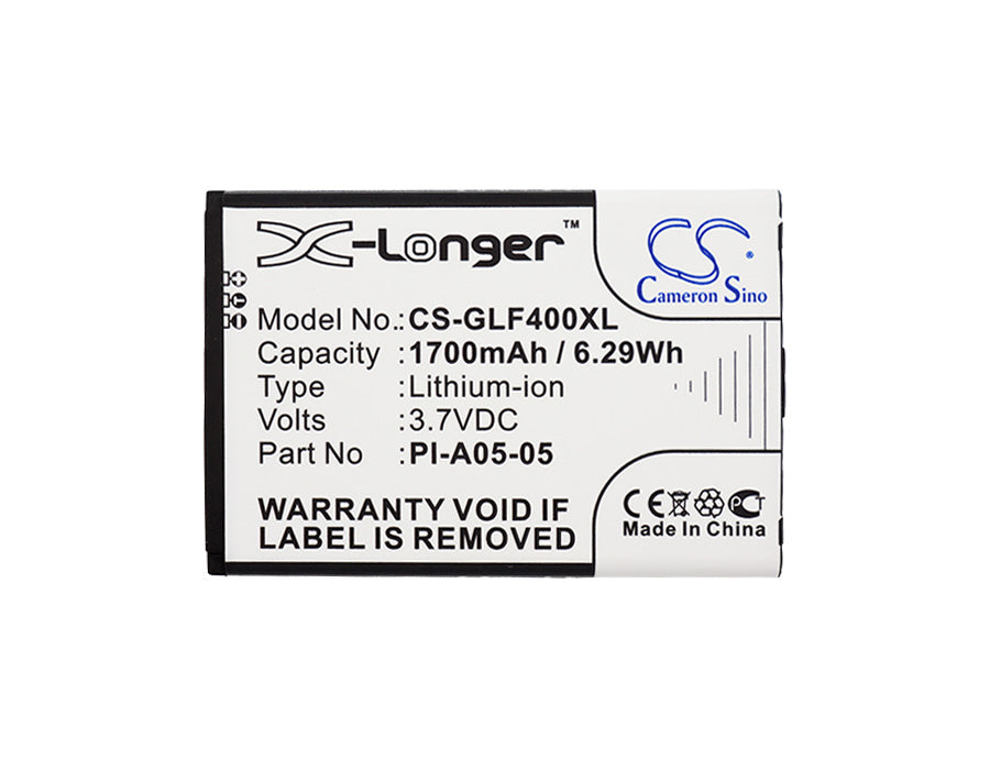 Replacement Battery for Golf Buddy  DSC-GB400 – GPS, Navigator – 1700mAh / 6.29Wh / 3.7V