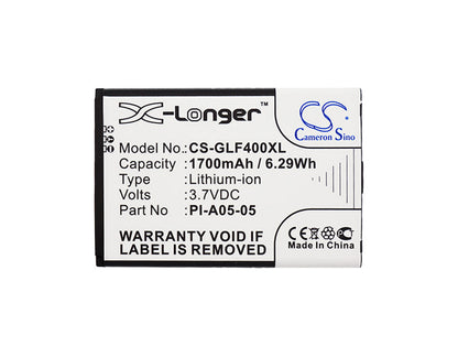 Replacement Battery for Golf Buddy  DSC-GB400 – GPS, Navigator – 1700mAh / 6.29Wh / 3.7V