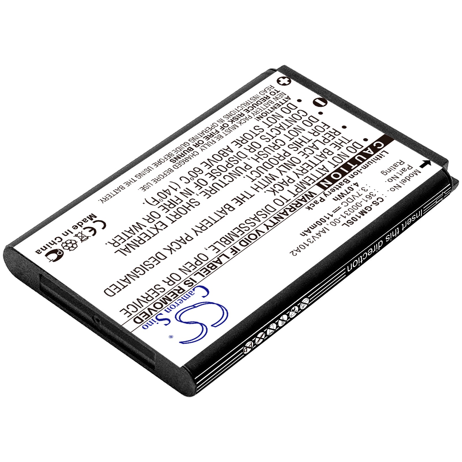 Replacement Battery for Xplova | Garmin G3 – GPS, Navigator – 1100mAh / 3.7V - image 2