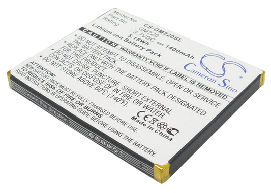 Replacement Battery for Archos Gmini 220 – Media Player – 1400mAh / 3.7V