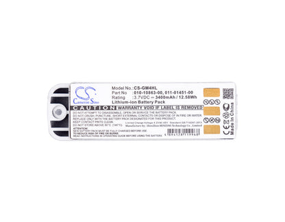 Replacement Battery for Garmin  Zumo 400 – GPS, Navigator – 3400mAh / 12.58Wh / 3.7V