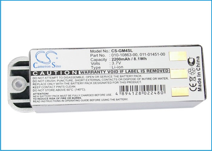 Replacement Battery for Garmin  Zumo 400 – GPS, Navigator – 2200mAh / 8.14Wh / 3.7V