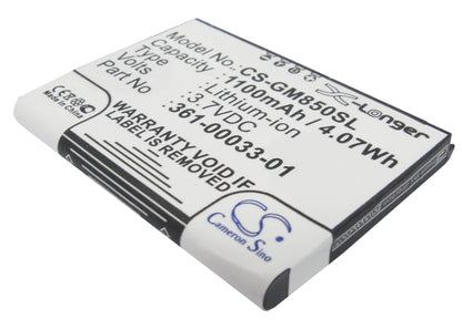 Replacement Battery for Garmin Nuvi 850 – GPS, Navigator – 1100mAh / 3.7V - image 1