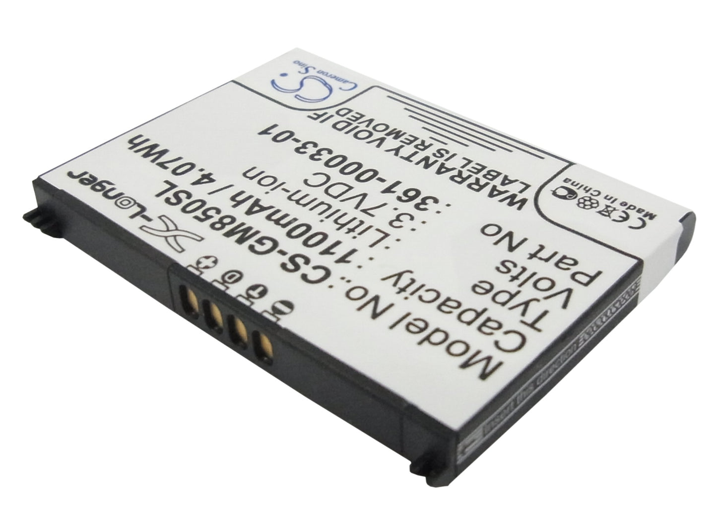 Replacement Battery for Garmin Nuvi 850 – GPS, Navigator – 1100mAh / 3.7V - image 2
