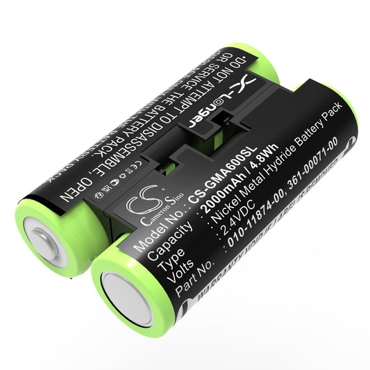 Replacement Battery for Garmin 010-01550-00 – GPS, Navigator – 2000mAh / 2.4V