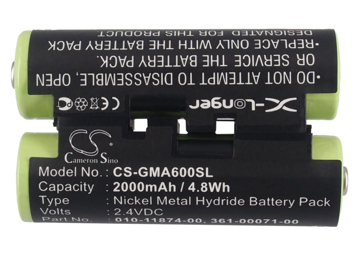 Replacement Battery for Garmin  010-01550-00 – GPS, Navigator – 2000mAh / 4.8Wh / 2.4V