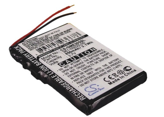 Replacement Battery for Garmin  Edge 305 – GPS, Navigator – 850mAh/3.1Wh / 3.7V